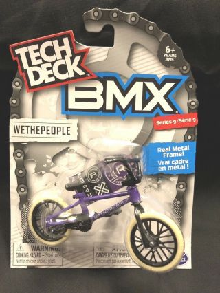 Tech Deck Bmx Finger Bikes Series 9 Wethepeople Flick Tricks Purple White