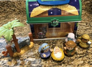 Fisher Price Little People Christmas On The Go Nativity Scene Take Along Set