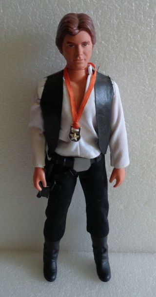 Vintage Kenner Star Wars 1978 12 " Inch Han Solo 100 W/medal