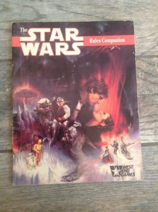 West End Games Star Wars The Roleplaying Game Rules Companion (1989,  Sc)