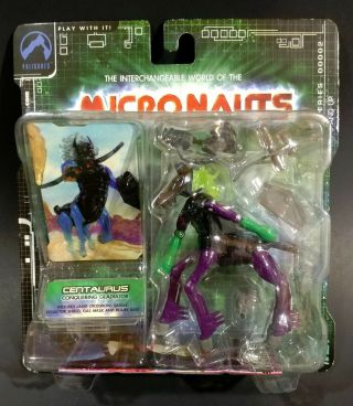 Palisades Toys Micronauts Centaurus Black & Purple Moc
