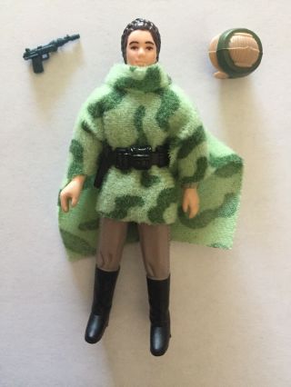 Vintage 1984 Princess Leia Combat Poncho Star Wars Complete Kenner Min