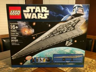 Lego Star Wars Star Destroyer Ucs 10221 Very Rare