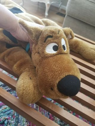 Vintage Long Scooby - Doo Plush Cartoon Network Pillow