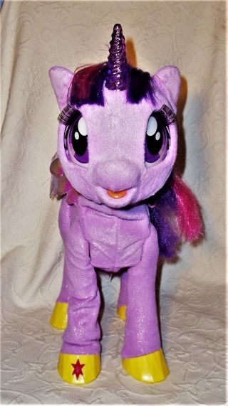 Magical Princess Twilight Sparkle My Little Pony Purple Winged Unicorn Plush Euc
