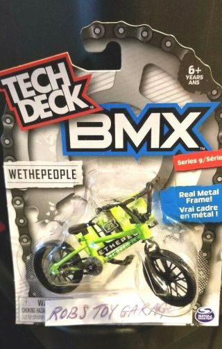 Tech Deck Bmx Finger Bikes Series 9 Wethepeople Flick Tricks Lime Green