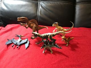 Jurassic Park Iii 3 Spinosaurus Velociraptor Pterodactyl Plus Babies