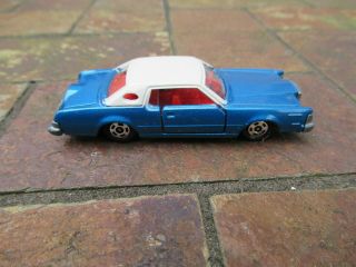 Vintage 1976 Tomica Diecast Ford Continental Mark Iv Toy Car