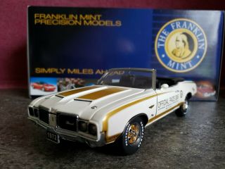 Franklin 1972 Oldsmoble Cutlass " Hurst/olds " Indy 500 Pace Car Ltd Ed Anib