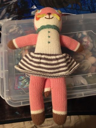 Blabla 17” Splash The Cat Knit Handmade Doll Plush