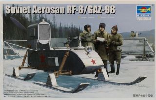 Trumpeter 1:35 Soviet Aerosan Re - 8/gaz - 98 Plastic Model Kit 02322u