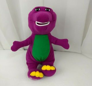 Barney The Purple Dinosaur 10 " Plush Stuffed Toy By Lyons
