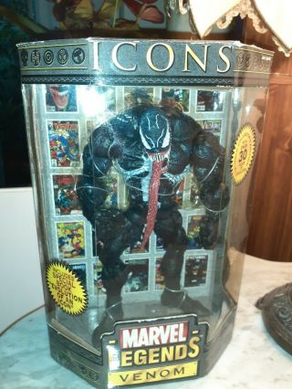 12 " Masked Venom Marvel Legends Icons Figure; By Toy Biz 2006