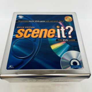 Scene It? Movie Edition The Dvd Game Tin Holder