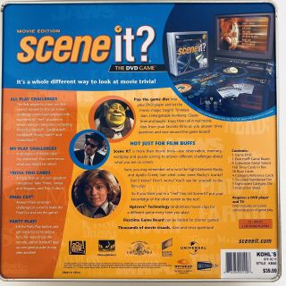 Scene It? Movie Edition The DVD Game Tin Holder 3