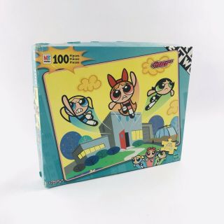 Complete Vintage Powerpuff Girls 100 Piece Jigsaw Puzzle Cartoon Network