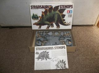 Tamiya Stegosaurus Model Kit,  Open Box,  Complete