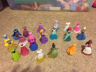 Disney Princess Magic Clip Dolls Magiclip Belle Tiana Elsa Ariel Meredith
