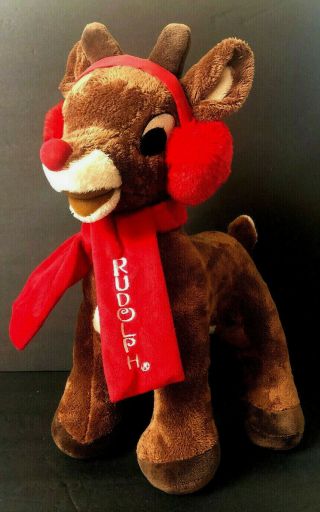 Dan Dee Rudolph The Red Nosed Reindeer Plush Toy 15” Deer Stuffed Animal Lovey