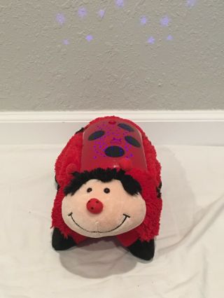 Red Ladybug Dream Lites Pillow Pet Night Light Projector Rare Red 2013 Edition 2