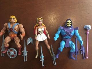 He - Man Skeletor She - Ra Masters Of The Universe 7 Filmation As Seen On Tv