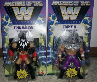 Wwe Masters Of The Universe Finn Balor And Triple H Figures
