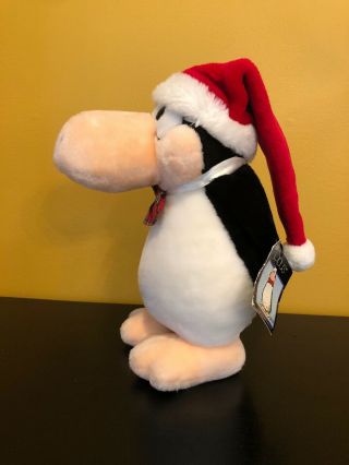 VINTAGE 1987 Plush OPUS “SANTA PHASE” 13 Inch w/ Tag Christmas Penguin Animal 2