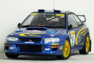 1:18 Autoart " Subaru Impreza 22b Wrc " Richard Burns Monte Carlo Rally 1999 Sti