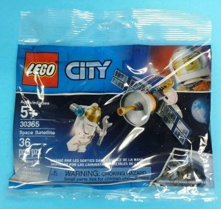 Lego 30365 Space Satellite Set - Lego City - Polybag 36pcs Astronaut Mini Figure