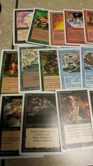 Vintage Magic The Gathering Cards,  Mtg 95 Cards Just Found From 90 