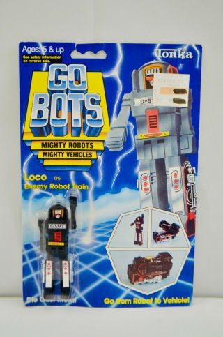 Vintage Gobots Loco 05 Train 1983 Tonka Transformers Enemy Go Bots