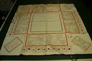 Vintage Vinyl Contract Bridge Card Game Table Cover
