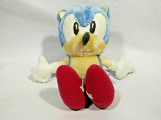 Sega Sonic The Hedgehog Pale Pastel Plush Doll Stuffed Toy 1998 Japan 9 "