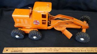1950s Lincoln Road Grader 5401 Pressed Steel Toy 18 - 1/2 " Canada