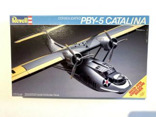 Vintage Model Airplane Kit.  Revell Consolidated Pby - 5 Catalina.  1:72 Scale.