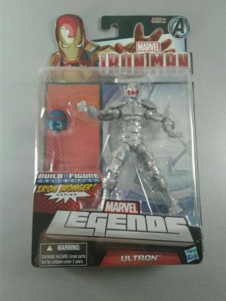 Ultron Marvel Legends 6” Iron Monger Baf Build A Figure Wave Iron Man