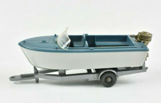 Wiking 5 Trailer With Boat Blue Germany Ho 1:87 Scale
