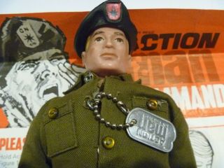 VINTAGE PALITOY ACTION MAN DOLL 1970 ' S COMMANDER TALKING 2