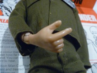 VINTAGE PALITOY ACTION MAN DOLL 1970 ' S COMMANDER TALKING 3