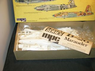MPC B - 26 MARAUDER 1:72 SCALE OPEN BOX MODEL 2 - 2004 HOBBY KIT PARTS FACTORY BAG 3