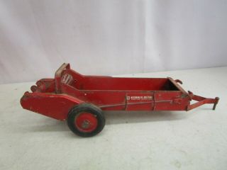 Vintage Tru - Scale Ih Mccormick - Deering Tractor Spreader 1:16