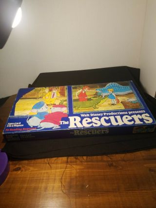 Rare Walt Disney 1977 The Rescuers Board Game Parker Brothers