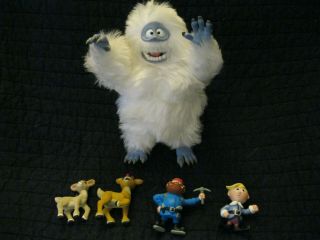 Rudolph The Red - Nosed Reindeer Fur 9 " Abominable Snowman Bumble Doll,  4 More
