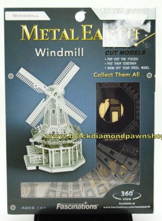 Metal Earth Windmill 3d Metal Model Mms038