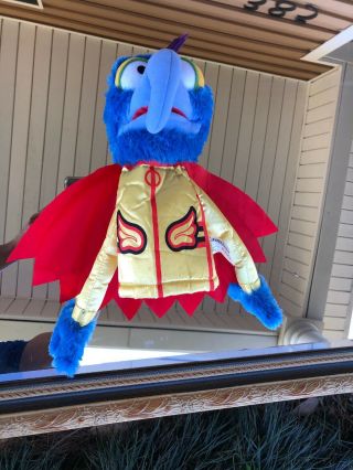 Muppets Hand Puppet Fao Schwarz Gonzo Hero With Cape Plush Toys R Us