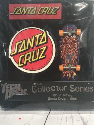 Tech Deck Collector Series Jason Jessee Sun God Santa Cruz 1988 Fingerboard 2