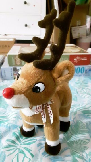 Stuffins 1998 Rudolph Red Nosed Reindeer Cvs 50th Anniversary Limited Edition