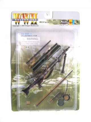 Ww2 Miniature Toy Mg32 Gun/accessories Metal Barrel 2001 Dragon Models