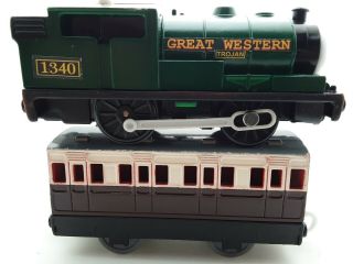 GWR TROJAN 1340 PERCY Coach Thomas & Friends Trackmaster Motorized CUSTOM Train 2