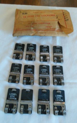 Lionel Master Packet Of 12 Ctc Lockons